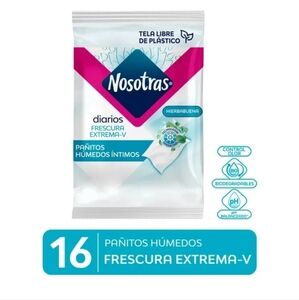 Frescura Extrema-V Intimate Wipes - Blue and White
